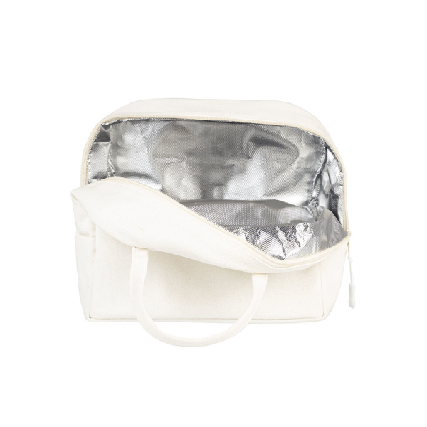 Ισοθερμική Τσάντα Φαγητού 6lt Homely Save The Aegean Lily White 01-19099