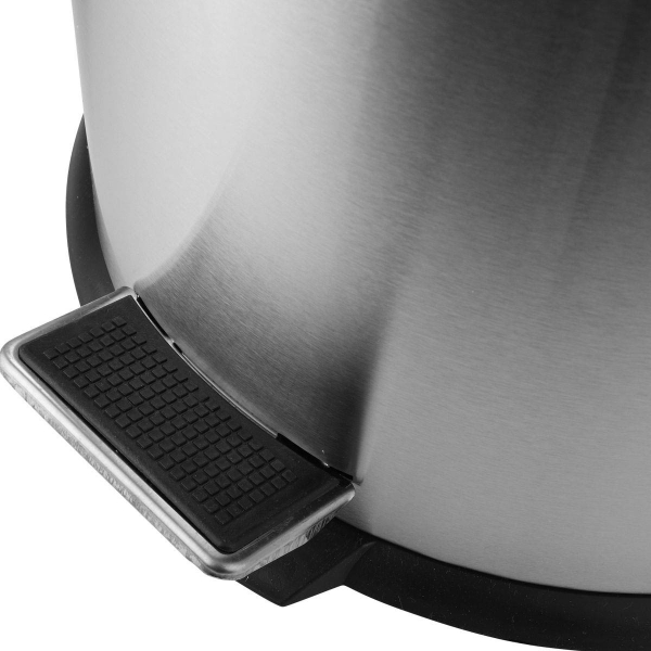 Κάδος Απορριμμάτων Μπάνιου (Φ25x37) Homely 12lt Inox Matt 02-0066