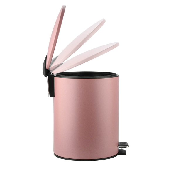 Κάδος Απορριμμάτων Μπάνιου (Φ20x28) Homely 5lt Classic Rose Matt 02-3760