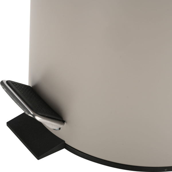 Κάδος Απορριμμάτων Μπάνιου (Φ20x28) Homely 5lt Classic Taupe Matt 02-5580