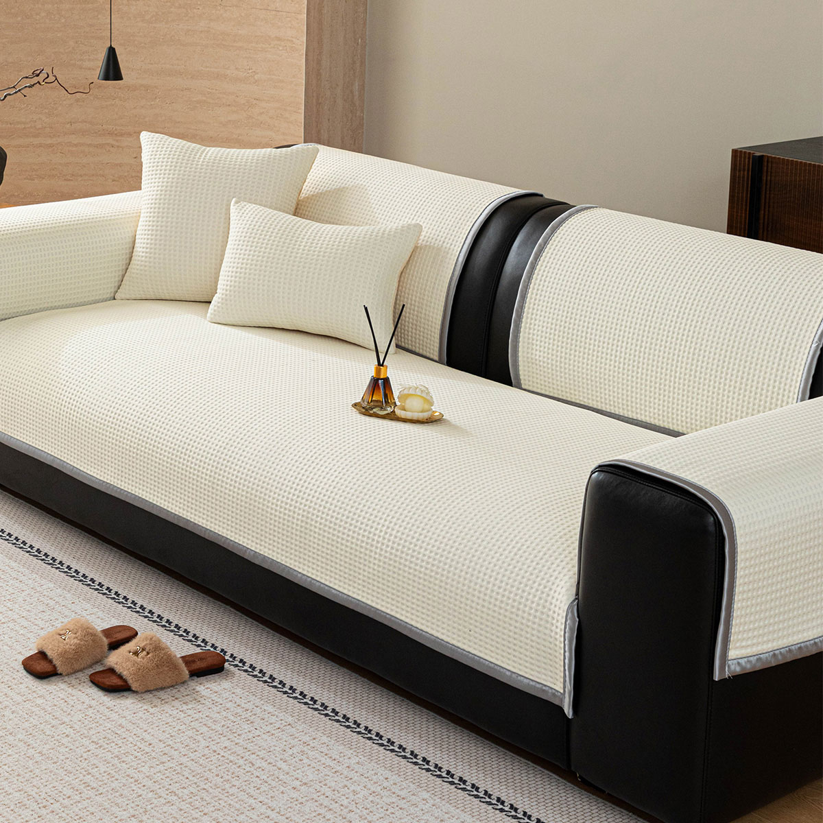 Ανώστρωμα Καναπέ (90x180) Melinen August Ecru