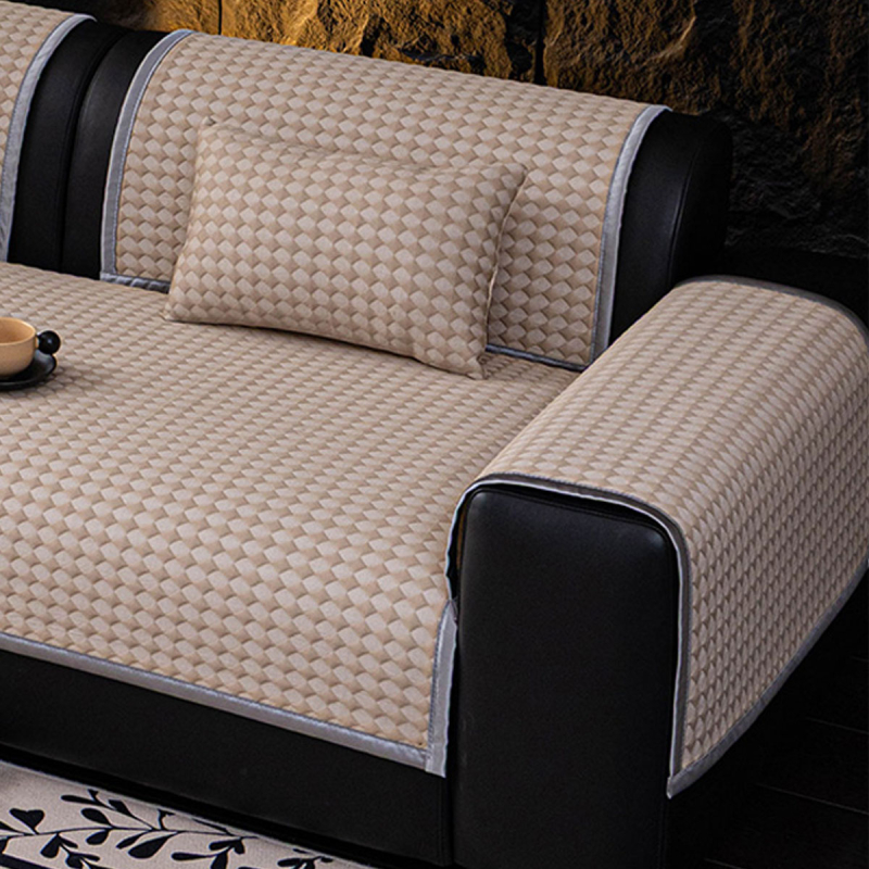 Ανώστρωμα Για Μπράτσο Καναπέ (90x90) Melinen Soleil Greige