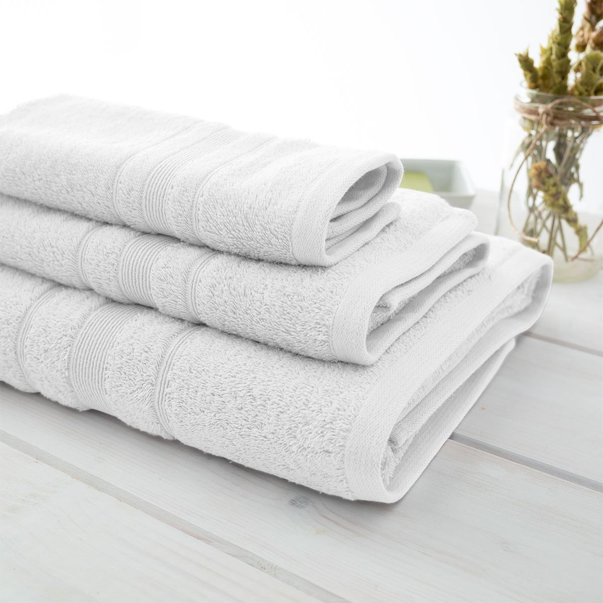 Πετσέτα Σώματος (80x150) Vesta Sithonia 550gsm 500-WHITE 500-WHITE