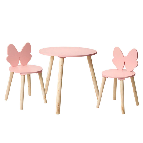 Παιδικό Τραπεζάκι + Καρέκλες (Σετ 3τμχ) K-M Butterfly DD1200150