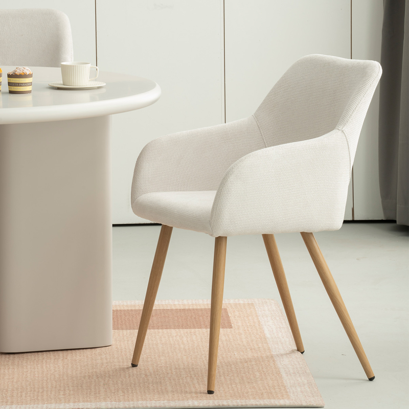 Καρέκλα Τραπεζαρίας (60.5x55x83) Spitishop Tiyana Ecru