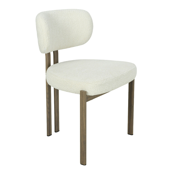 Καρέκλα Τραπεζαρίας (56x56x82) Spitishop Stefan Ecru/Wood