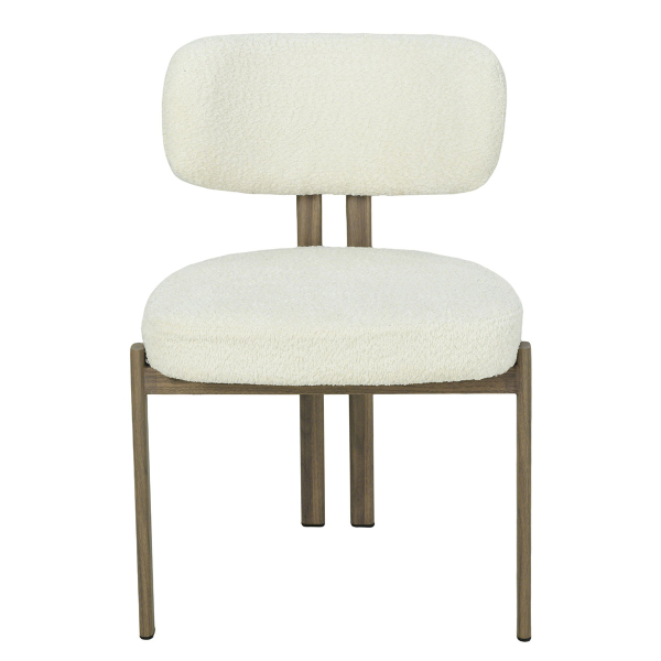 Καρέκλα Τραπεζαρίας (56x56x82) Spitishop Stefan Ecru/Wood