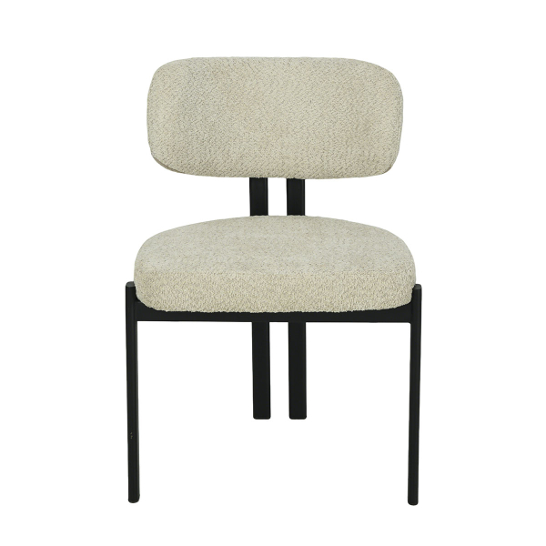 Καρέκλα Τραπεζαρίας (56x56x82) Spitishop Stefan Beige/Black