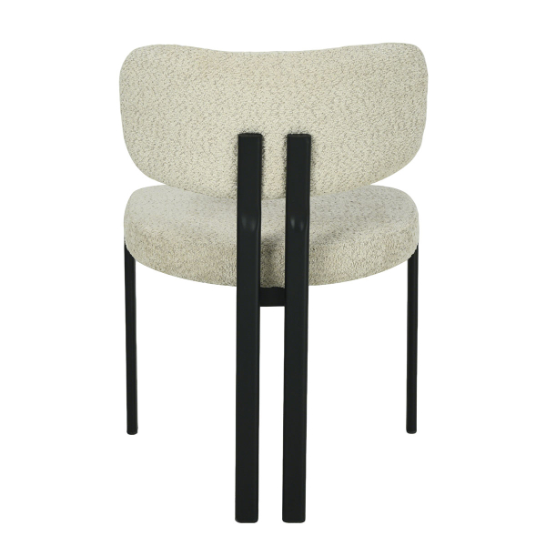 Καρέκλα Τραπεζαρίας (56x56x82) Spitishop Stefan Beige/Black