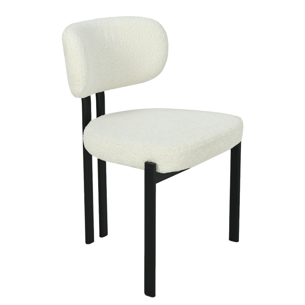 Καρέκλα Τραπεζαρίας (56x56x82) Spitishop Stefan Ecru/Black
