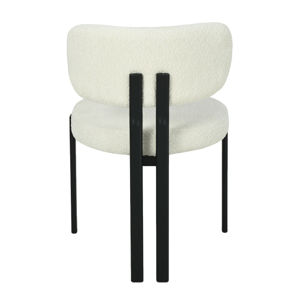 Καρέκλα Τραπεζαρίας (56x56x82) Spitishop Stefan Ecru/Black