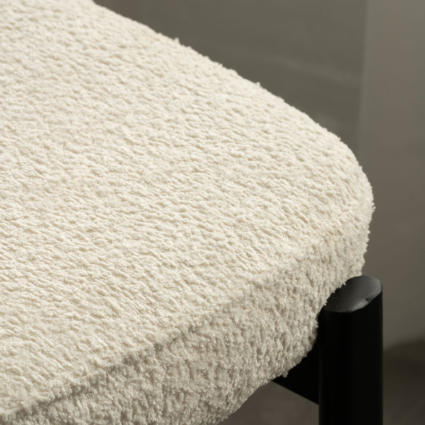 Καρέκλα Τραπεζαρίας (56x56x82) Spitishop Stefan Ecru/Black