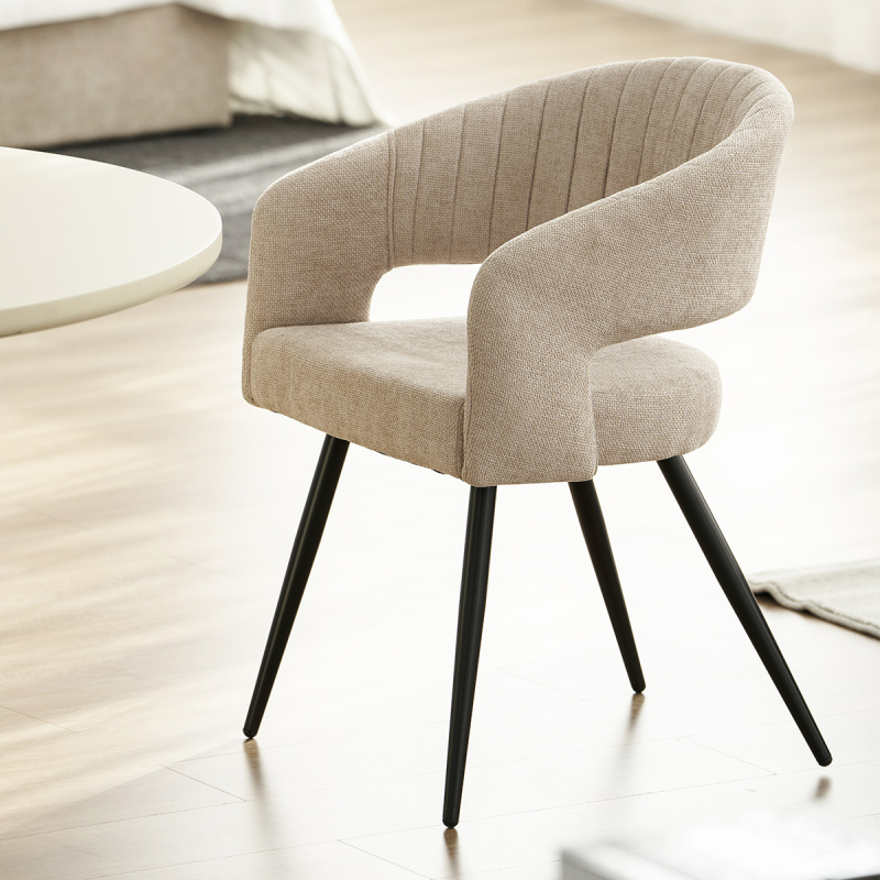 Καρέκλα Τραπεζαρίας (55x56x84) Spitishop Cathedra Beige