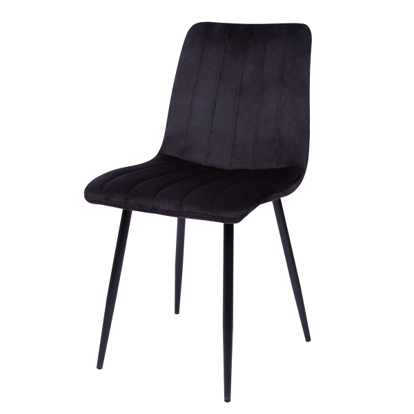 Καρέκλα Τραπεζαρίας (45x56x88) Spitishop Lorelay Black