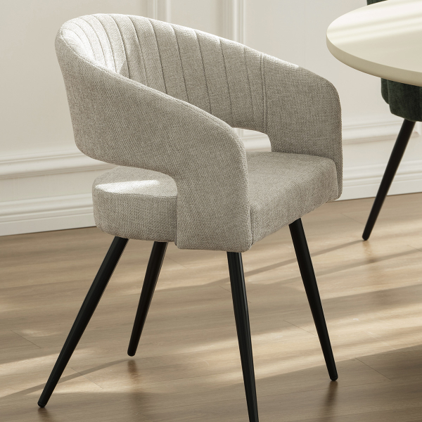 Καρέκλα Τραπεζαρίας (55x56x84) Spitishop Cathedra Light Grey
