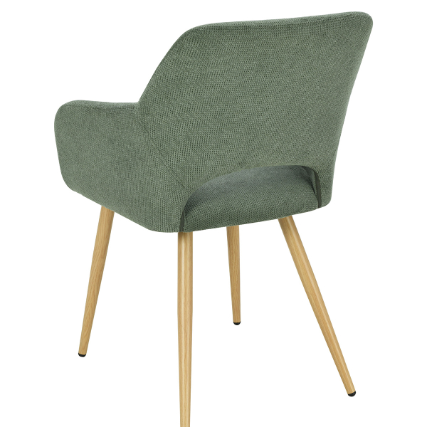 Καρέκλα Τραπεζαρίας (60.5x55x83) Spitishop Tiyana Green