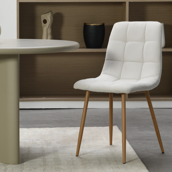 Καρέκλα Τραπεζαρίας (55x45x88) Spitishop Stol Ecru