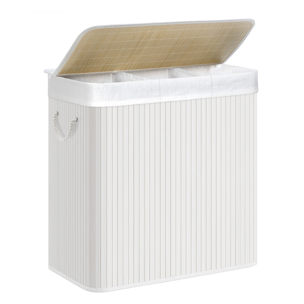 Καλάθι Απλύτων 3 Θέσεων (60x40x61.5) Songmics LCB091W01V2