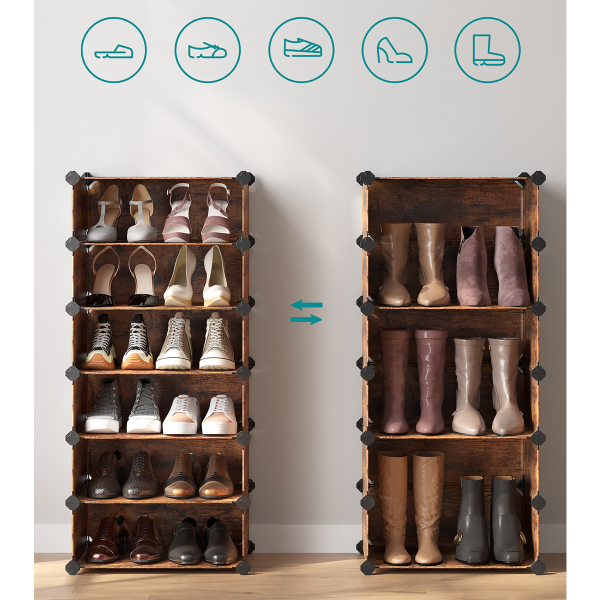 Κουτιά Αποθήκευσης - Παπουτσοθήκη 10τμχ Songmics LPC010KZ01