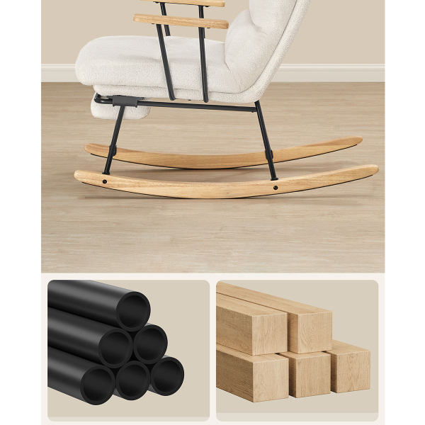 Πολυθρόνα Relax Κουνιστή (97x64x100) Songmics LYY016W01