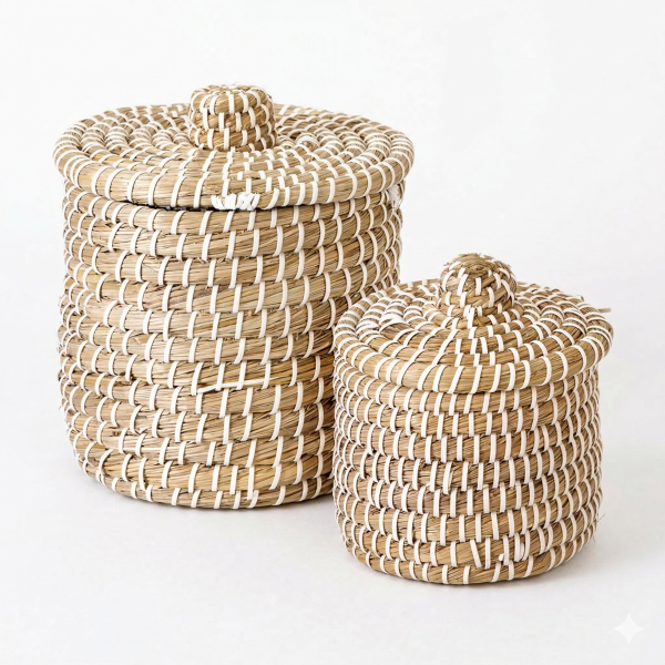 Καλάθια Αποθήκευσης (Σετ 2τμχ) K-M BD2000690