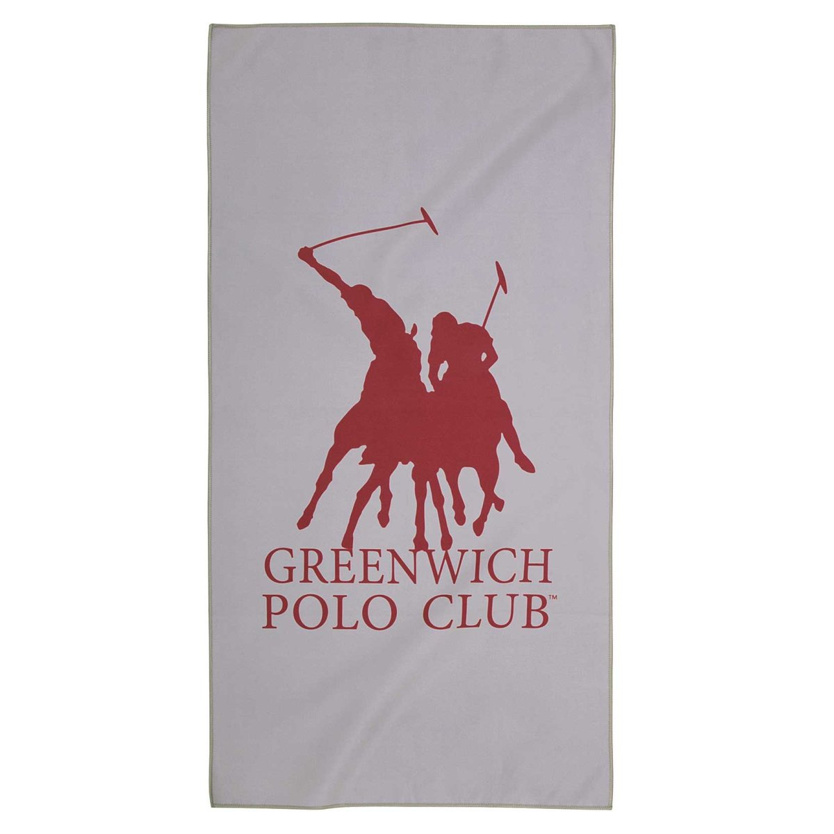 Πετσέτα Γυμναστηρίου Greenwich Polo Club 4187 Grey/Red 45x90