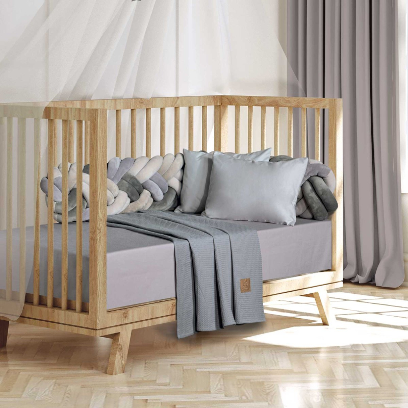 Κουβέρτα Πικέ Αγκαλιάς (80x110) Greenwich Polo Club Baby 8871 Grey