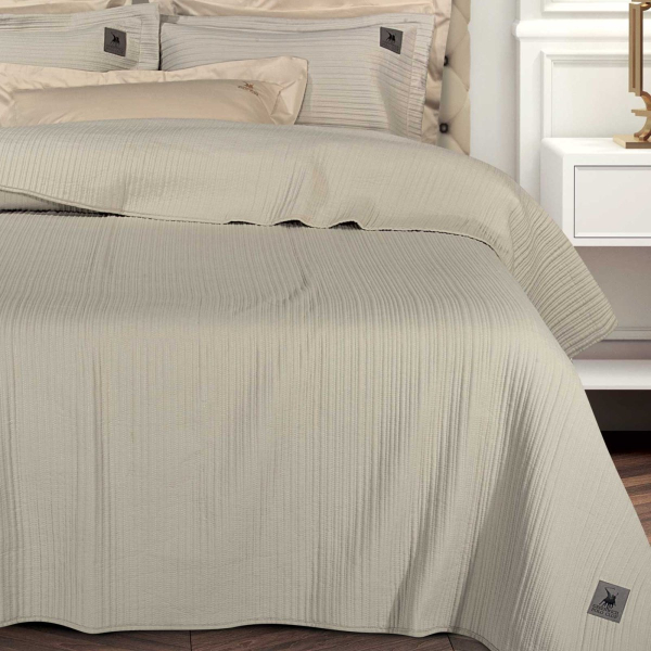 Κουβερλί King Size (240x250) Greenwich Polo Club Essential Lines 4455 Taupe