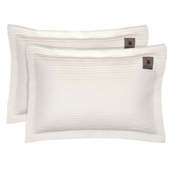 Ζεύγος Μαξιλαροθήκες Καπιτονέ (50x70) Greenwich Polo Club Essential Lines 4453 White