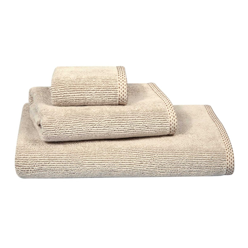 Πετσέτες Μπάνιου (Σετ 3τμχ) Greenwich Polo Club Cozy 4124 Taupe 480gsm