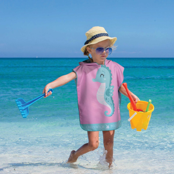 Παιδικό Πόντσο Microfiber (50x115) 2 Όψεων Greenwich Polo Club Junior 4176