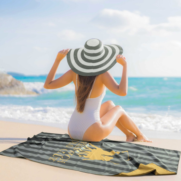Πετσέτα Microfiber (80x170) 2 Όψεων Greenwich Polo Club Beach 5217
