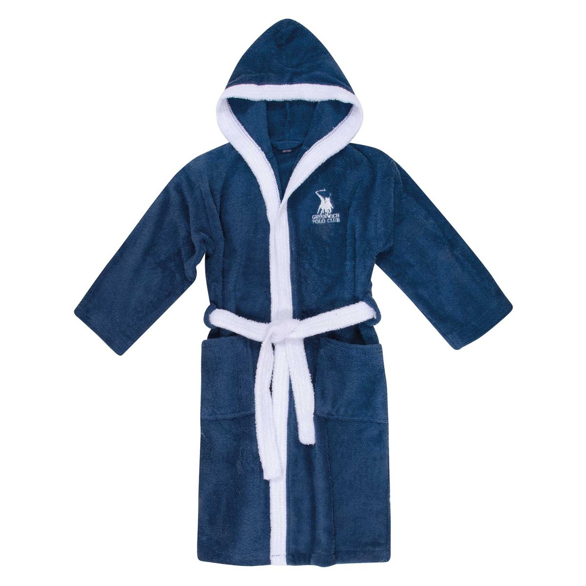 Παιδικό Μπουρνούζι Greenwich Polo Club Baby 8624 D Blue No10 Home Παιδικά Μπουρνούζια - Βρεφικά Spitishop