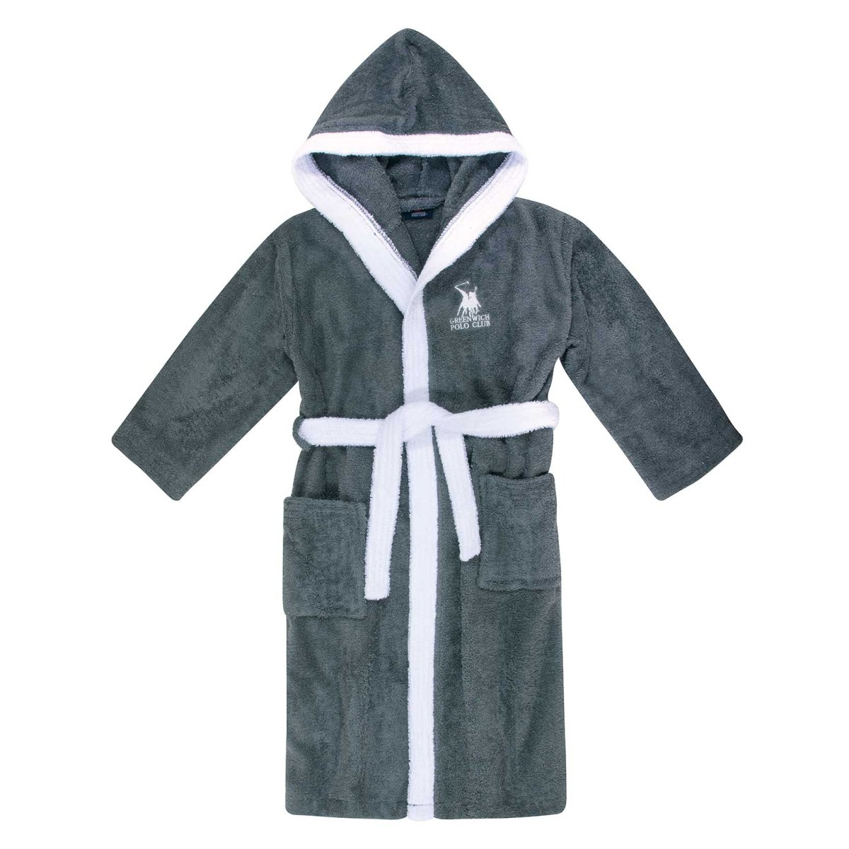 Παιδικό Μπουρνούζι Greenwich Polo Club Baby 8623 D Grey No04 Home Παιδικά Μπουρνούζια - Βρεφικά Spitishop