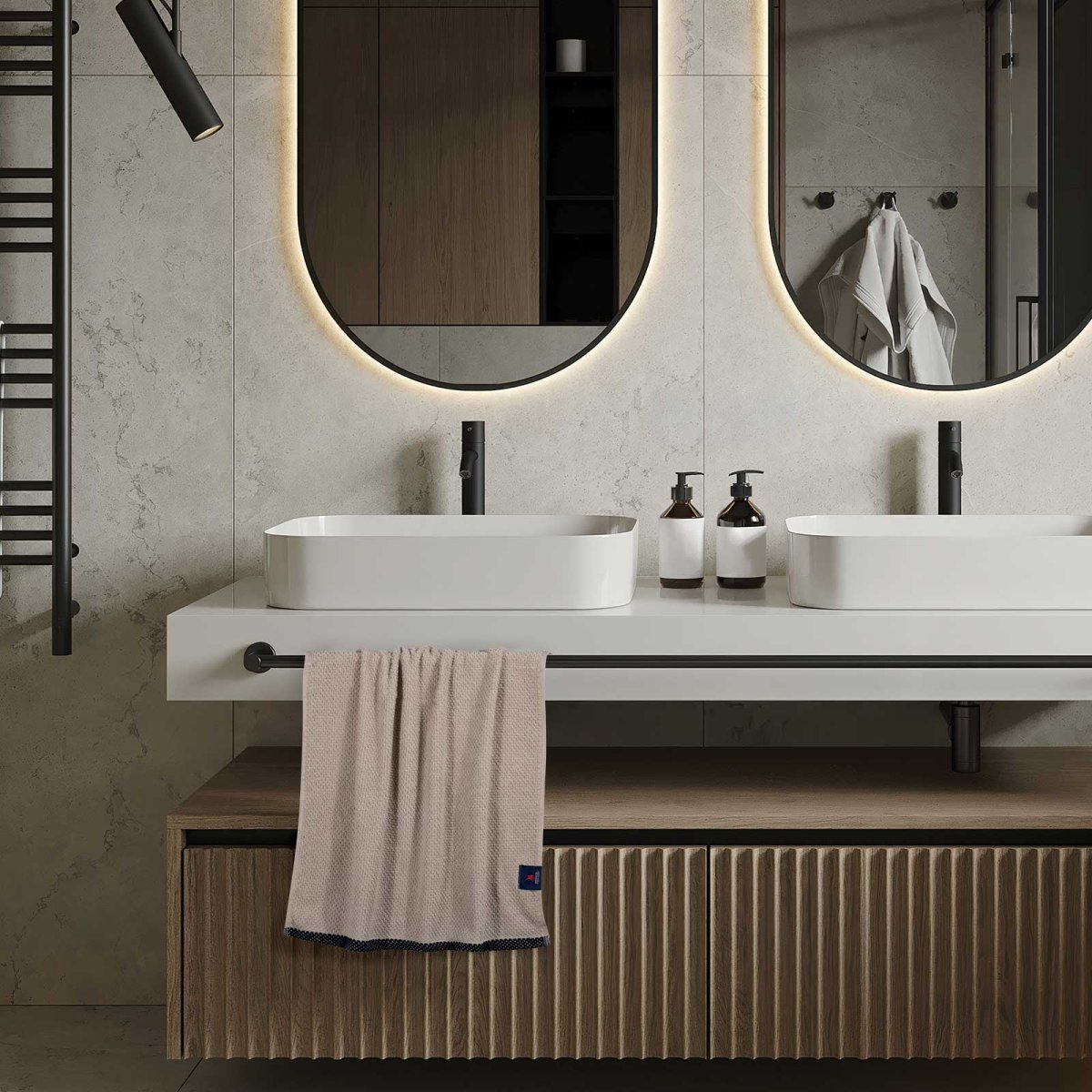 Πετσέτες Μπάνιου (Σετ 3Τμχ) Greenwich Polo Club Cozy 4130 Beige 480Gsm Home Λευκά Είδη Spitishop