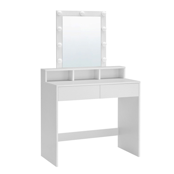 Μπουντουάρ Με Καθρέφτη & Φως (80x40x145) Vasagle RDT114WB01