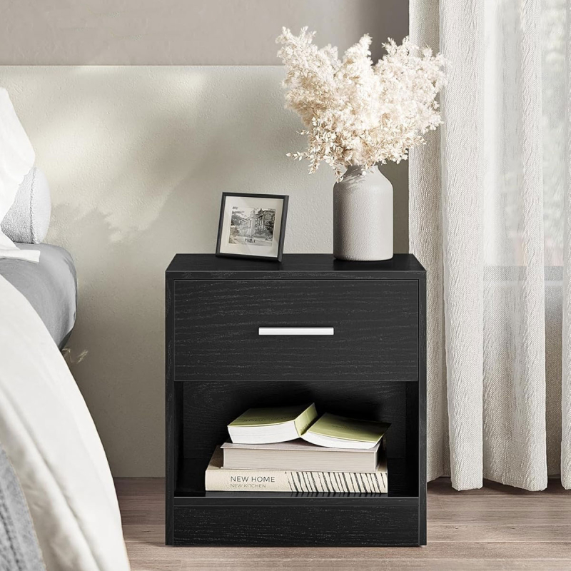 Κομοδίνο Με Συρτάρι & Ράφι (39x28x41) Vasagle LET619T56