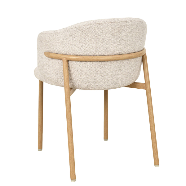 Καρέκλα Τραπεζαρίας (59.5x56x78) Spitishop Arken Ecru