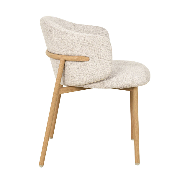 Καρέκλα Τραπεζαρίας (59.5x56x78) Spitishop Arken Ecru