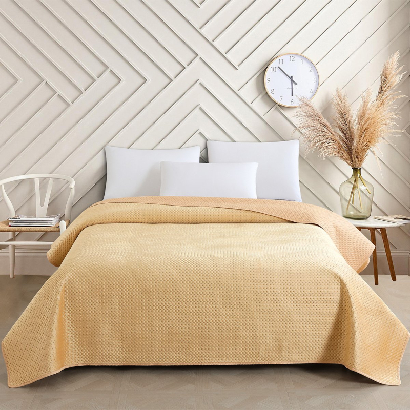 Κουβερλί King Size (260x240) 2 Όψεων Melinen Omnia Beige