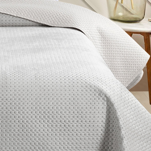 Κουβερλί King Size (260x240) 2 Όψεων Melinen Omnia Grey