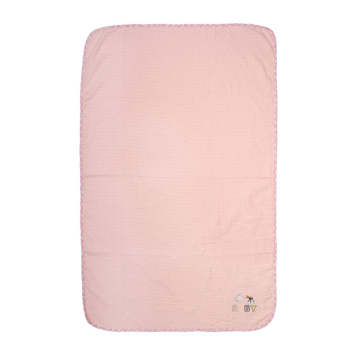 Κουβέρτα Πικέ Αγκαλιάς (80x110) Dimcol Stork 192 Pink
