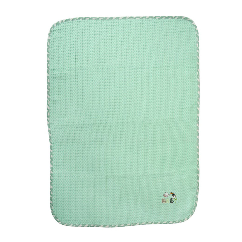 Κουβέρτα Πικέ Αγκαλιάς (80x110) Dimcol Stork 195 Mint