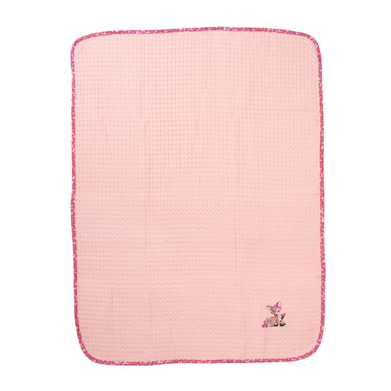 Κουβέρτα Πικέ Αγκαλιάς (80x110) Dimcol Deer 196 Pink