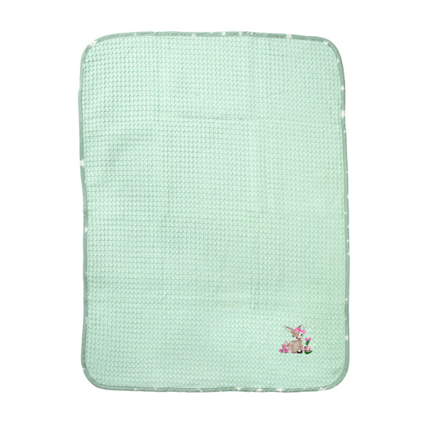 Κουβέρτα Πικέ Αγκαλιάς (80x110) Dimcol Deer 199 Mint