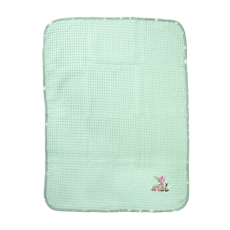 Κουβέρτα Πικέ Αγκαλιάς (80x110) Dimcol Deer 199 Mint