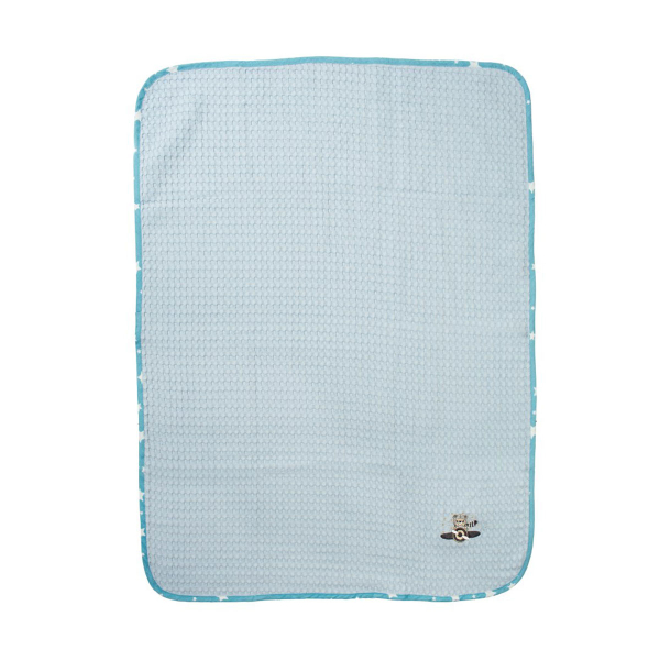 Κουβέρτα Πικέ Κούνιας (100x160) Dimcol Aviator 183 Sky Blue