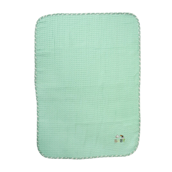 Κουβέρτα Πικέ Κούνιας (100x160) Dimcol Stork 195 Mint