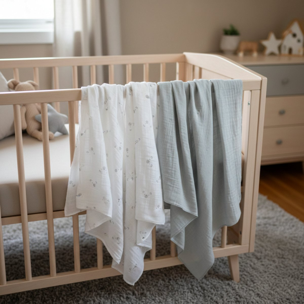 Μουσελίνες/Πάνες Αγκαλιάς (Σετ 3τμχ) Gamberritos Bears Γκρι 9274G-9