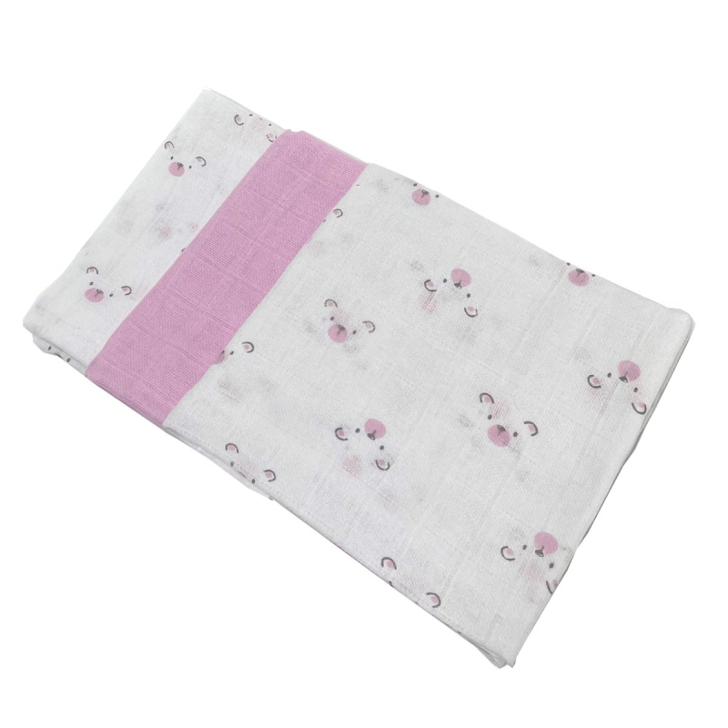 Μουσελίνες/Πάνες Αγκαλιάς (Σετ 3τμχ) Gamberritos Bears Ροζ 9274P-9